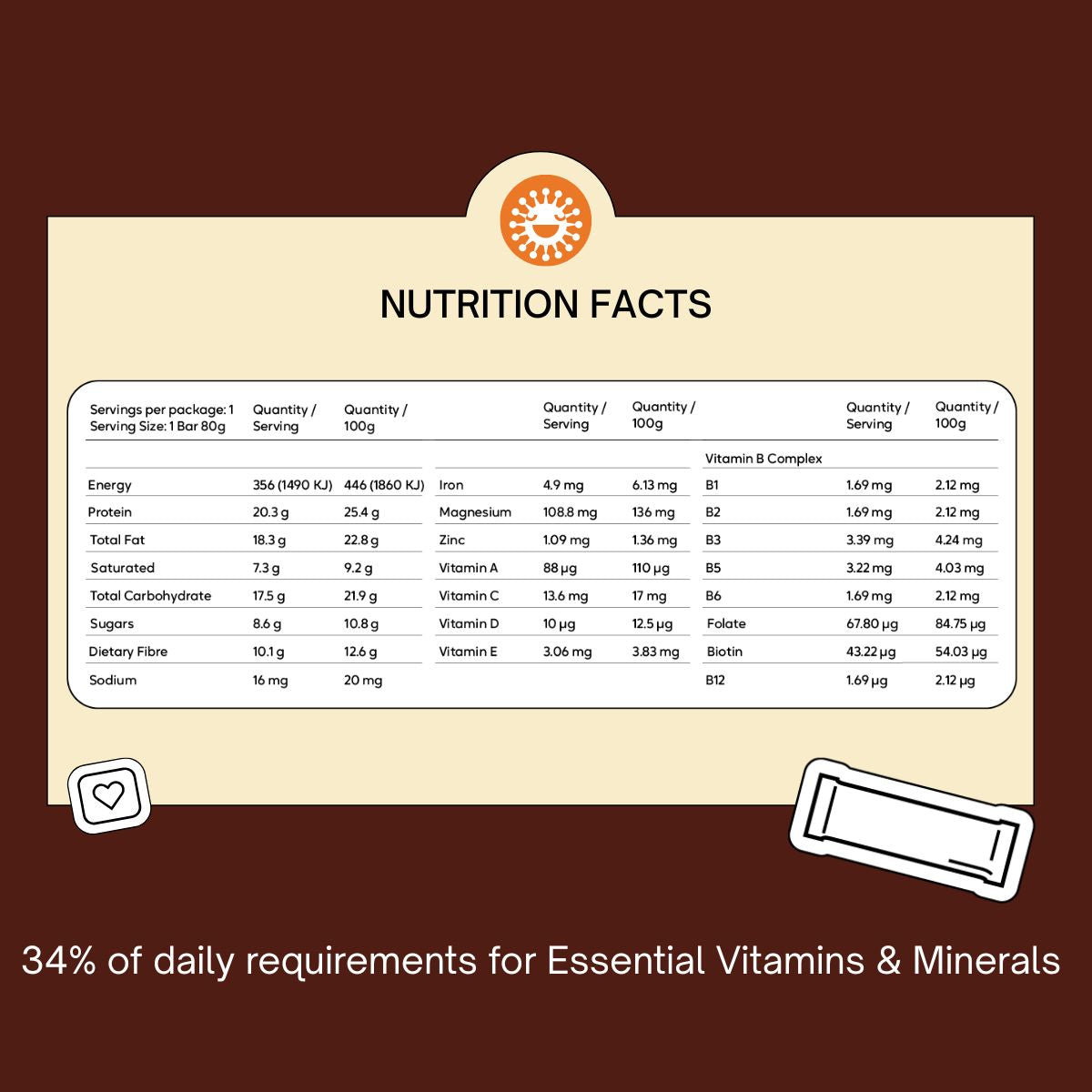 HAPPIFY NUTRITIONAL BAR